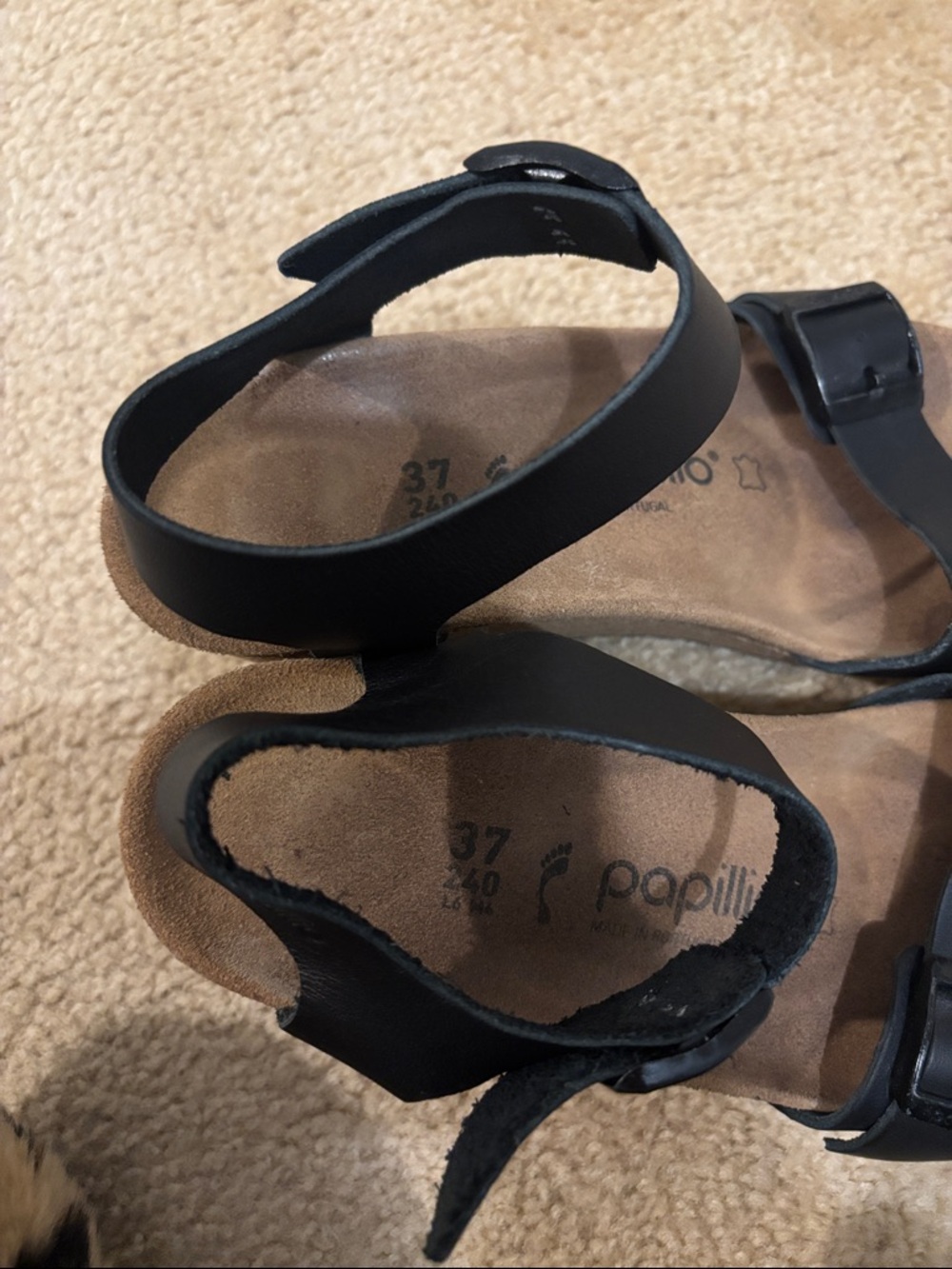 Papillio by Birkenstocks solely leather sandals - Picture 2 of 3